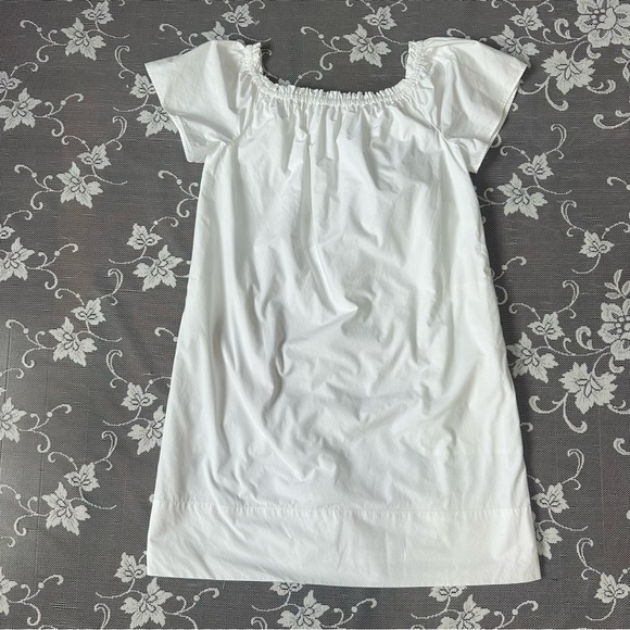 Aritzia Wilfred Off The Shoulder Lunette Dress in White Sz  Med - Picture 5 of 10